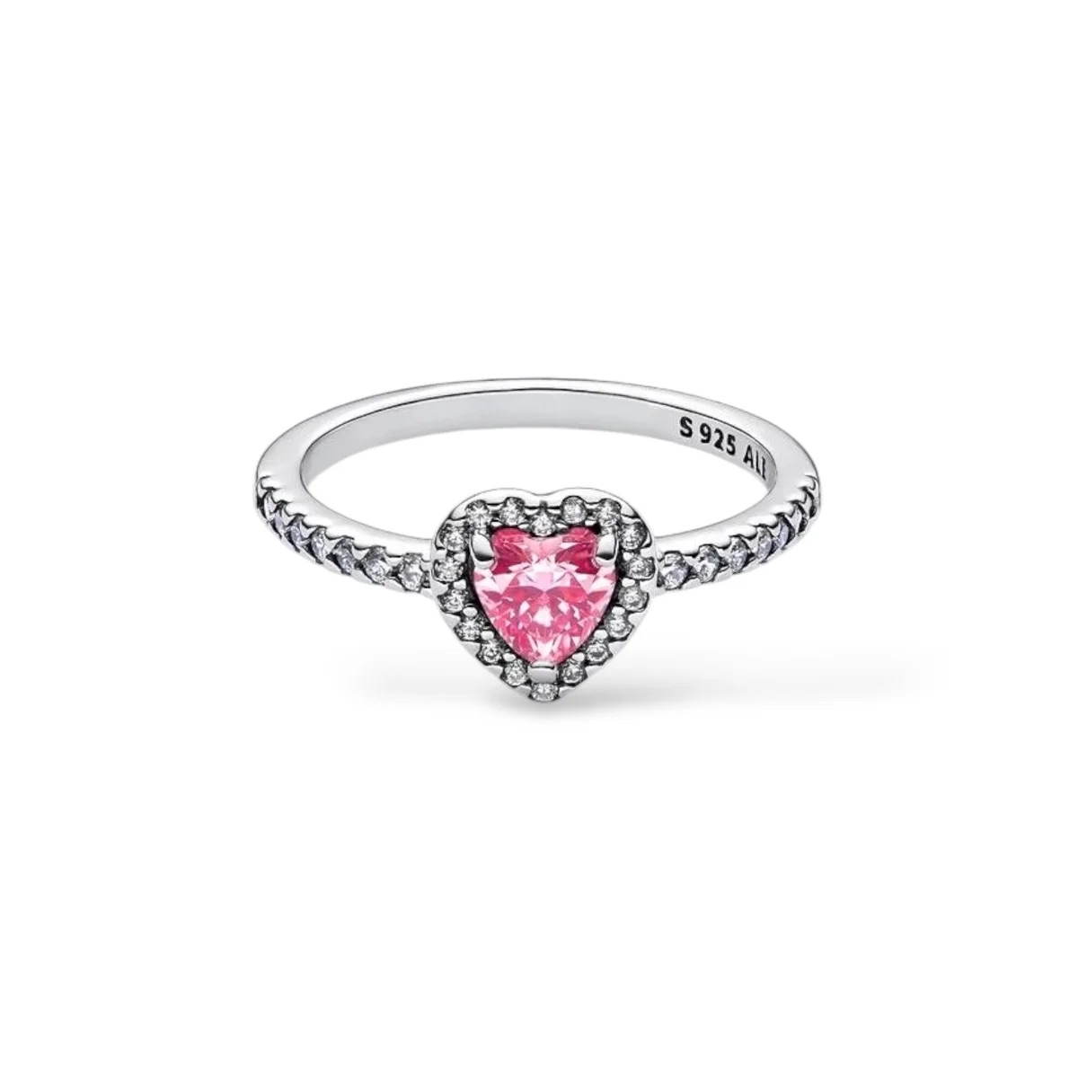 Bague Cœur Rose — vue 2